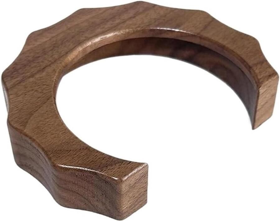 Zetkop Hitteschild Brouwkop Ring Espresso Extractie Hittebestendige Ring 118 x 10 x 25 inch Natuurlijke Walnootkleur