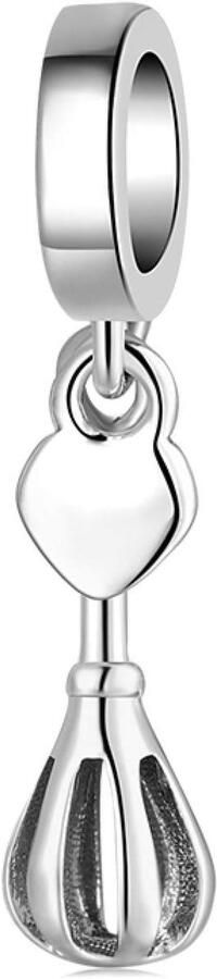 Zilveren Mixer Bedel Keuken Accessoire Sieraden Maken 925 Sterling Zilver Euro Charm Zilverkleurig