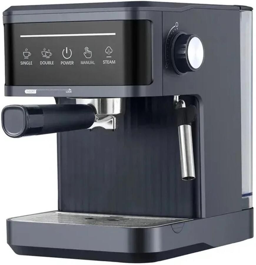 Zimoros Koffiezetapparaat Met Melkopschuimer Italiaanse Espressomachine 20 bar Semi Automatisch Compact & Stijlvol