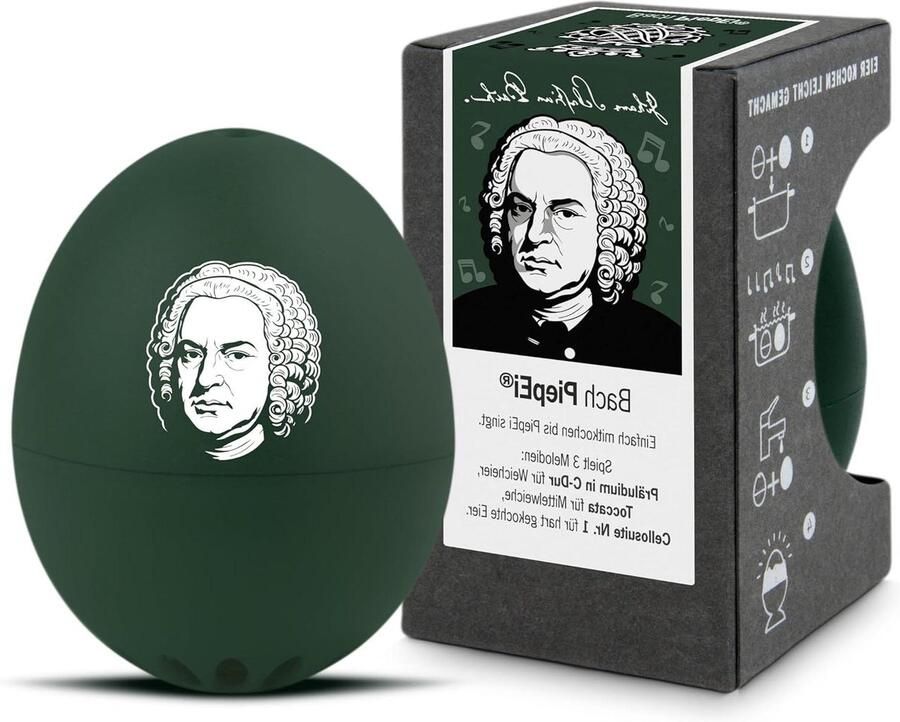 Zingende Eierklok Muziek Eiertimer Koken Perfecte Eieren Koken Speelt Klassieke Melodieën