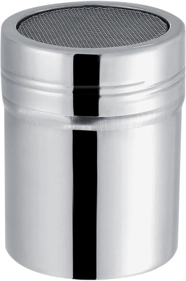 Zout voor Popcorn Kruidenshaker Suikerdispenser en RVS Cacaopoeder Shaker voor Chocolade en Poedersuiker - Foto 1