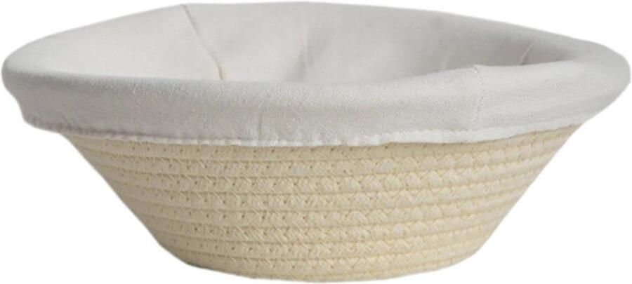 Zure deegmand Brood mand Brood bakken Handgemaakt katoen 20 cm Meerkleurig