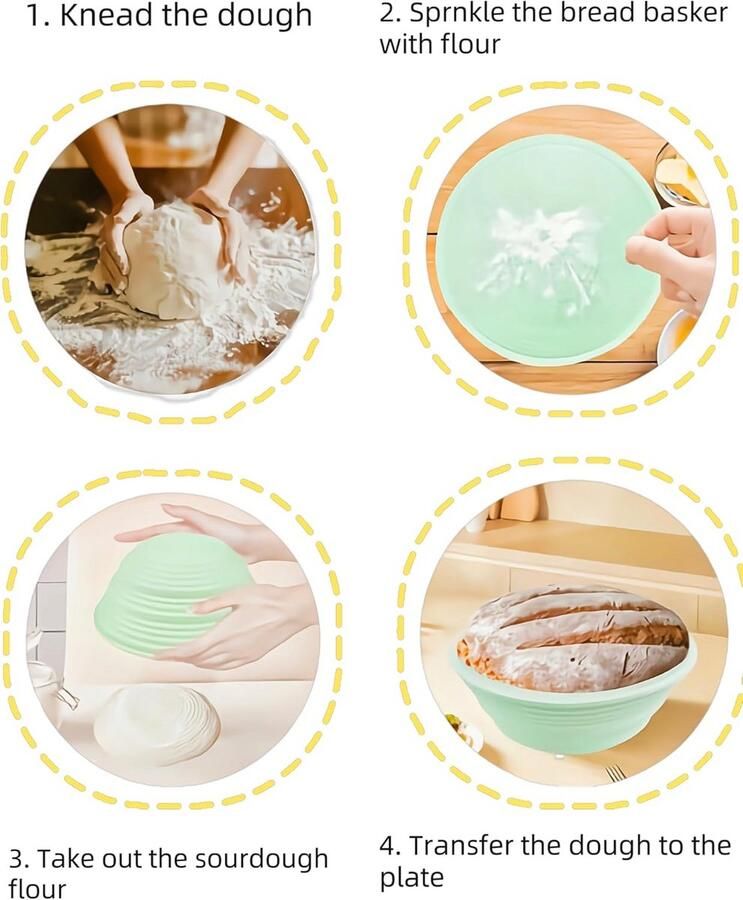 Zuurdesem Bakmand 10 Ovaal Brood Proofing Mand voor Thuisbakken