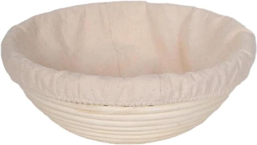Zuurdesem mand Rijsmand deeg Brood bakken Traditionele techniek 20x8 cm Houtkleur