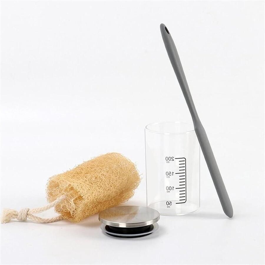 Zuurdesem Starter Pot Brood Starter Kit Zelf Brood Bakken Brede Opening 200ml set 2 Transparant