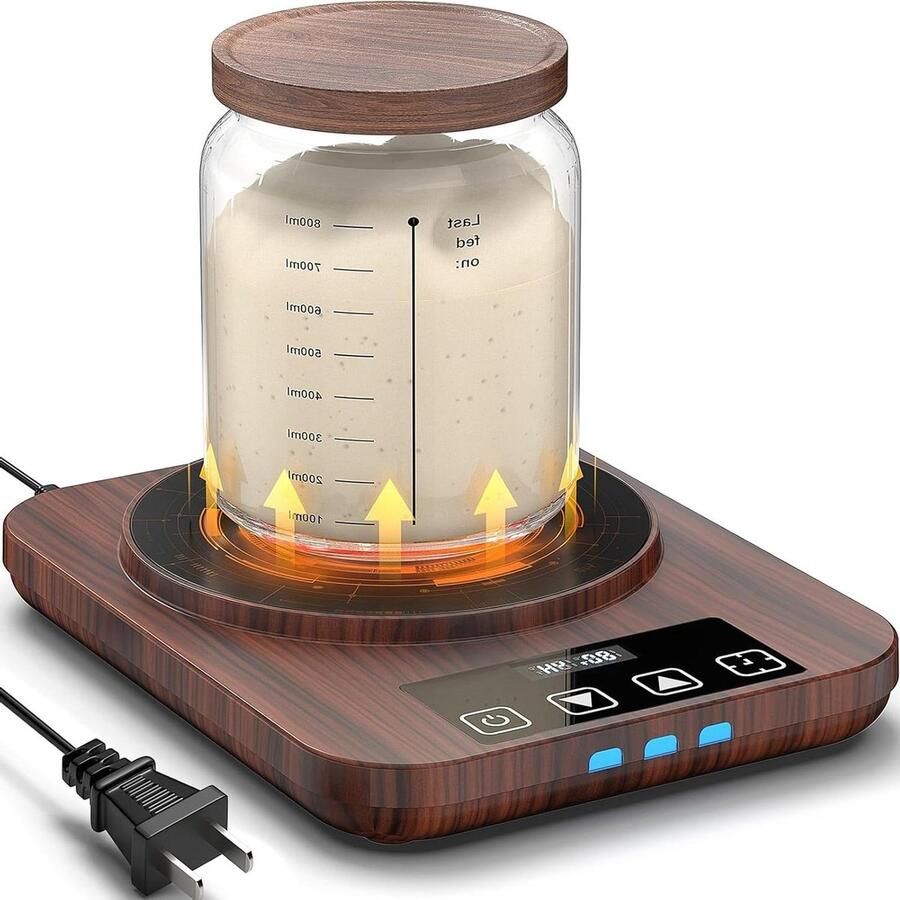 Zuurdesem Starter Warmer Brood Gisting Verwarming Brood Bakken Thuis Precisie Temperatuurregeling