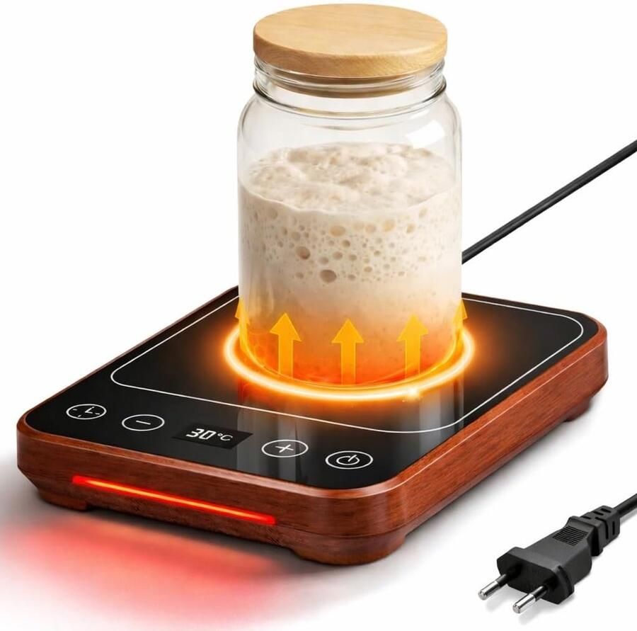 Zuurdesem Starter Warmer Brood Starter Houder Optimale Fermentatie Constante Temperatuur Compact Formaat