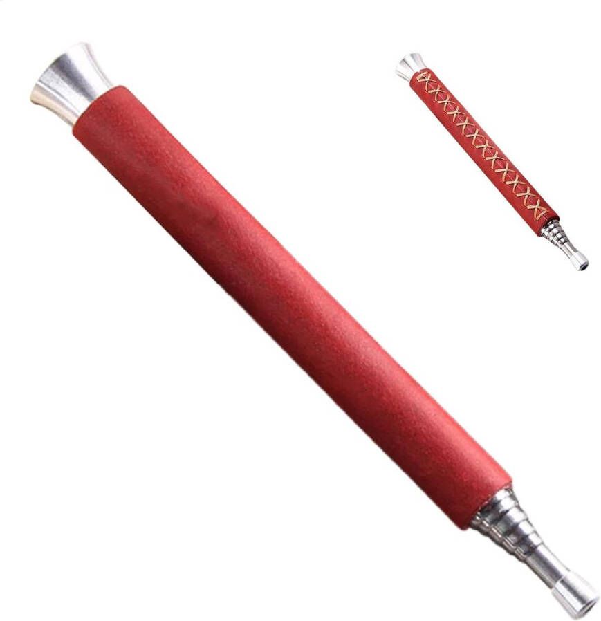 ZVD Intrekbare blaaspijp campingvuurblazer barbecuegereedschap voor open haard intrekbare starter 13 7 cm hogedruk-luchtblaaspijp draagbaar buiten voor kamperen en grillen