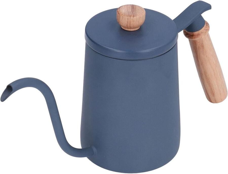 Zwanenhals Ketel Koffie Waterkoker Koffie Zetten Nauwkeurig Gieten 26D x 15B x 10H cm Blauw