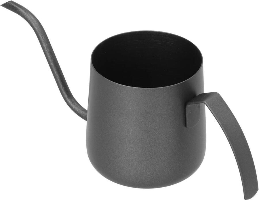 Zwanenhals waterkoker Koffiepot Theepot Nauwkeurig schenken Zwanenhals mondstuk 250 ml Zwart