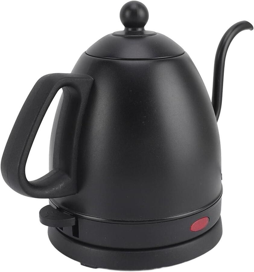Zwanenhals Waterkoker Theeketel Elektrisch Thee en Koffie Zetten Nauwkeurige Waterstroom 800 ml Zilver