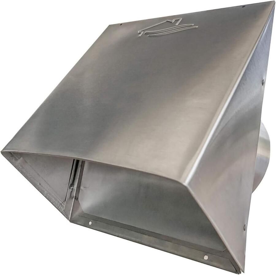 Zware Aluminium Wandafzuigkap met Veerbelaste Demper (15cm)