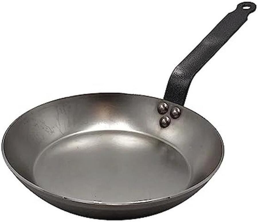 Zware ijzeren pan 32 cm voor perfect frituren