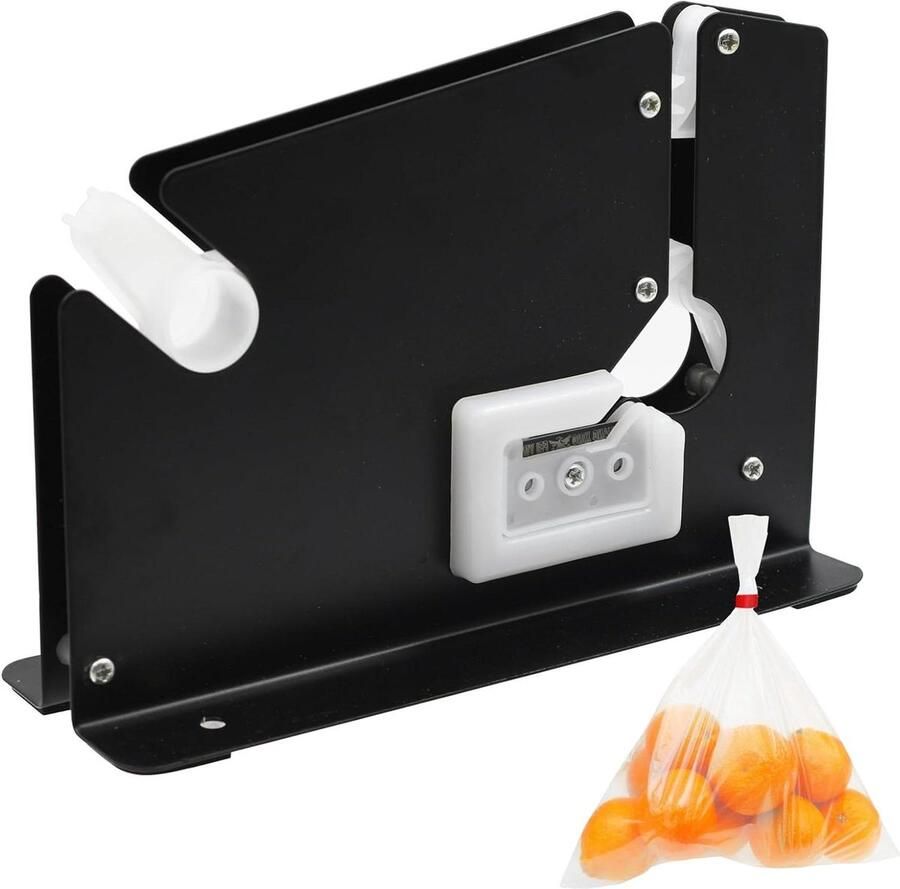Zware Iron Bag Sealer Zak Sealer Efficiënt Verpakken Ingebouwd Trimmerblad 630 g Zwart