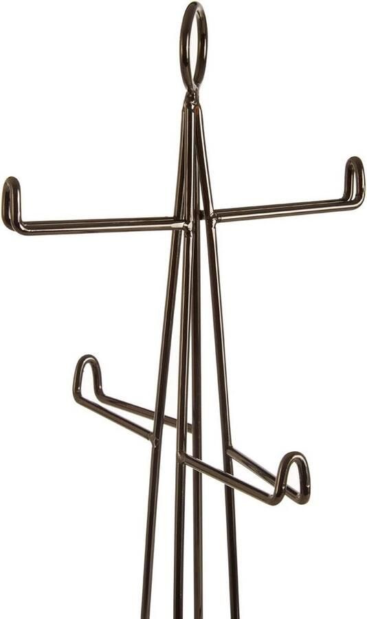 Zwart Nikkel Gecoate Koffiezetapparaat voor 6 Kopjes Stevig Ijzeren Model