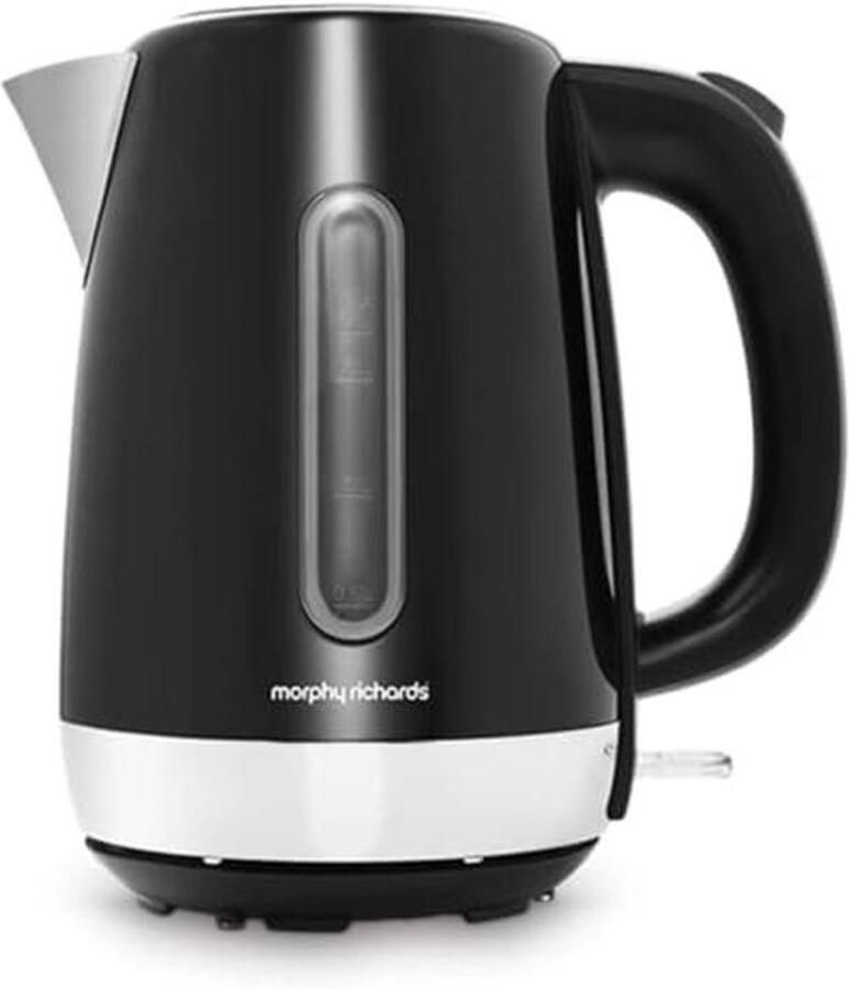 Waterkoker Kruik waterkoker Snel water koken Verwijderbaar kalkfilter 17 liter Zwart