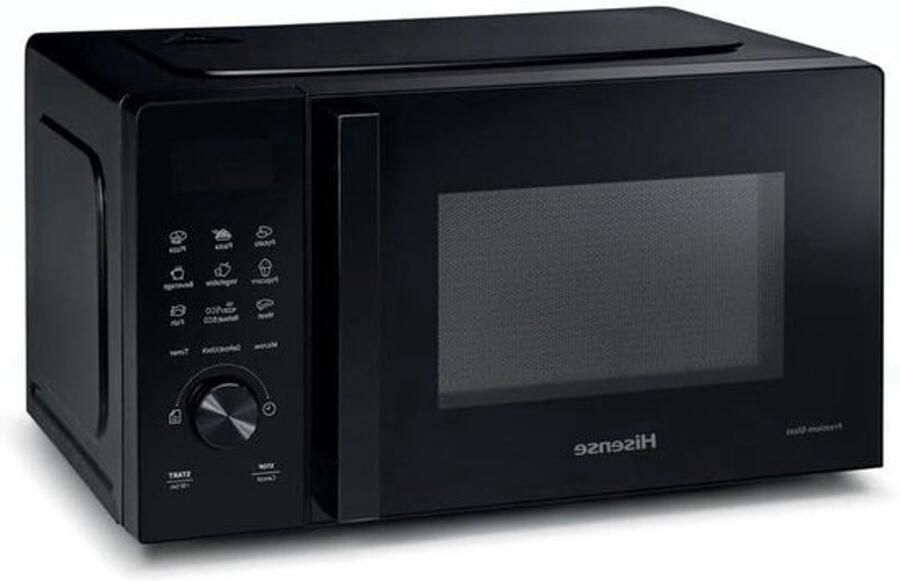 Zwarte magnetron Solo-oven Maaltijden snel opwarmen 9 programma's 20 liter Zwart