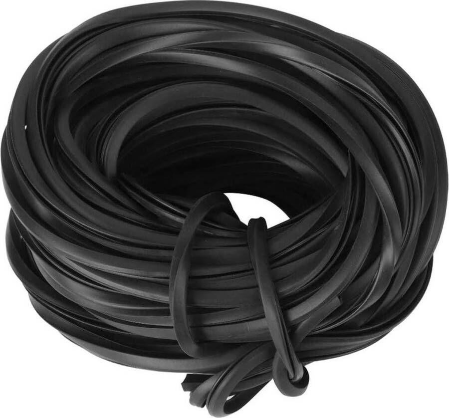 Zwarte Rubberen Strip Weerstrippen Kas Glasafdichting (18 meter) in HTML