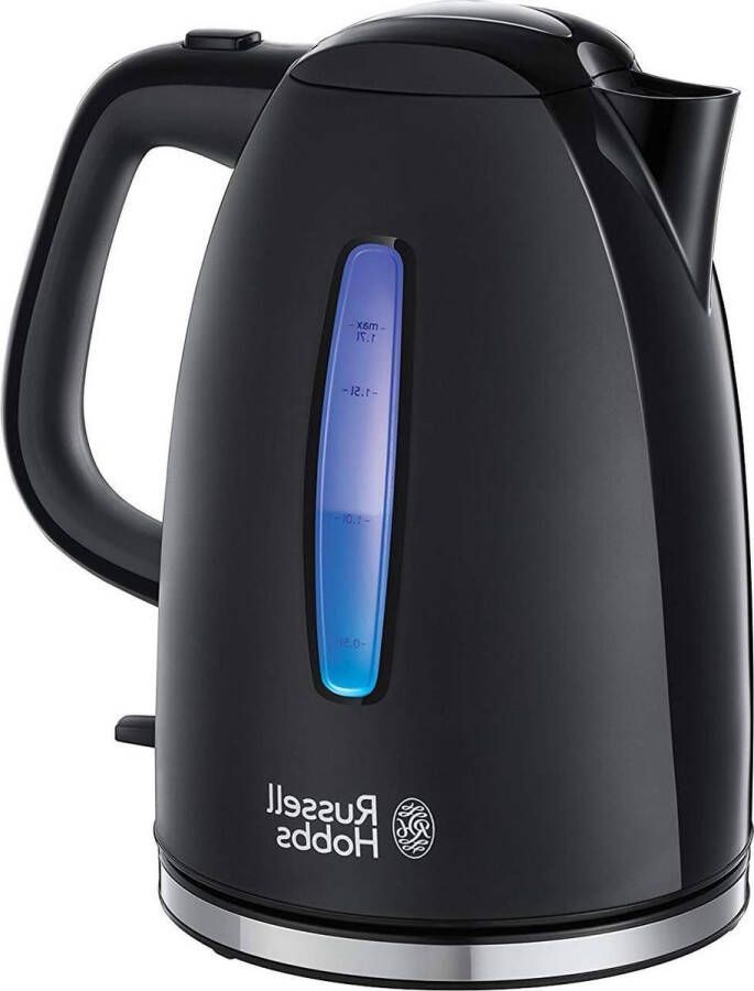 Zwarte Textures Plus Waterkoker Snelkookfunctie Extra Zuinig Gemakkelijk Reinigbaar 2.400 Watt 17L
