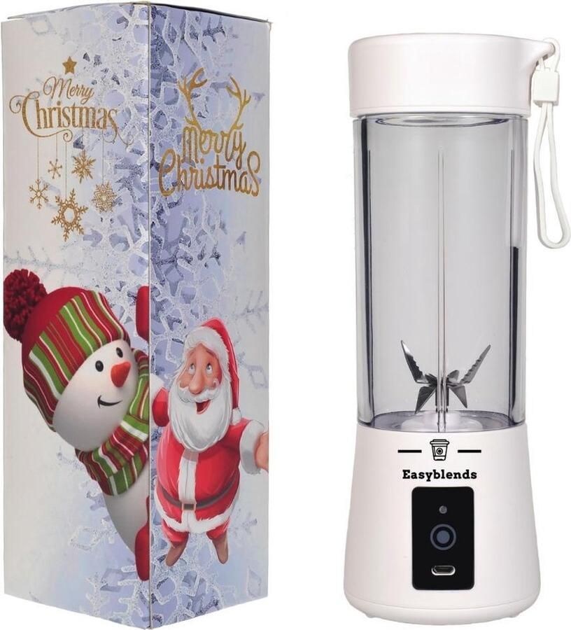 Easyblends Easyblender- Blender- Pro Wit- Draagbaar Kersteditie kerstcadeau