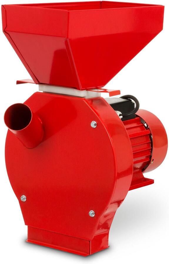 EBERTH Elektrische Graanmolen 1100W 240 kg u RVS Mes 4 Zeven Tafelmontage
