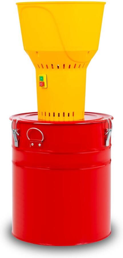 EBERTH Elektrische Graanmolen 1100W 300 kg u 52L met 4 Zeven RVS Mes