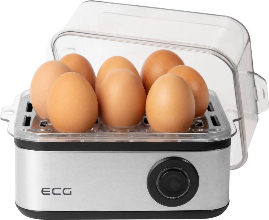 ECG 5080 Eierkoker Capaciteit: 8 eieren of 4 gebakken eieren - Foto 1