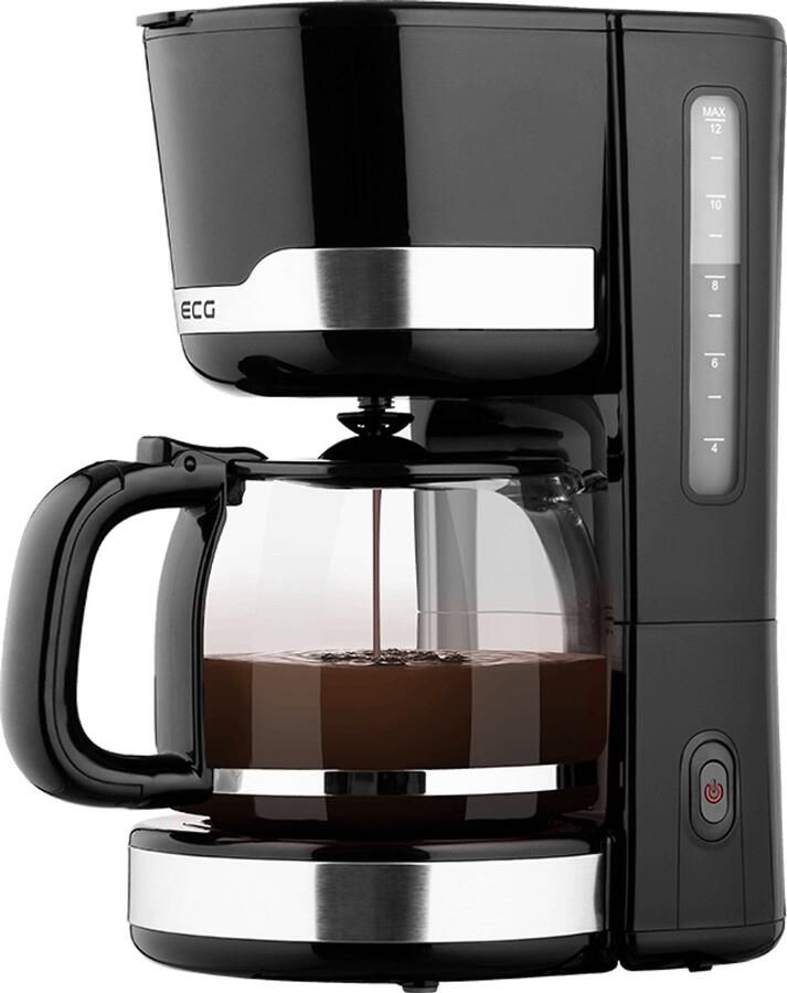 ECG KP 2115 Black Koffiezetapparaat 12 kopjes 1 5 l Zwart