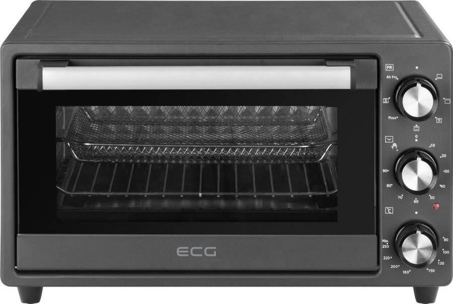 ECG ET 2001B Airfry 20 l 1500 W Antraciet
