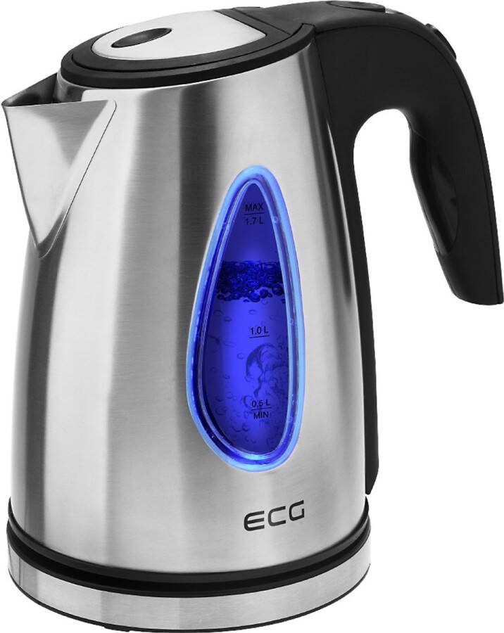 ECG RK 1740 waterkoker 1 7 l Roestvrijstaal 2000 W