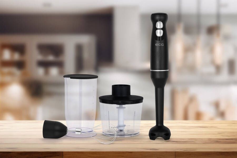 ECG RM 100 Max black Staafmixer 400W