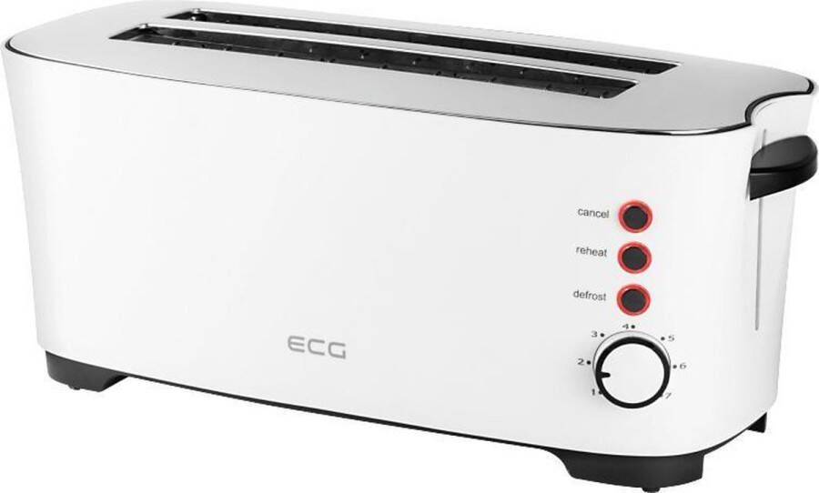 ECG ST 13730 Broodrooster Toaster 4 sneden Wit 1350 W - Foto 1