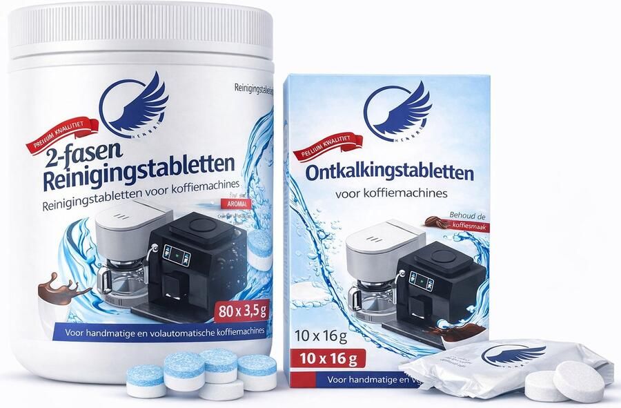 Mehrzad 80x Reinigingstabletten Koffiemachine Siemens Jura Krups Philips DeLonghi Bosch Extra Sterke 2 in 1 Reinigingsformule - Foto 2