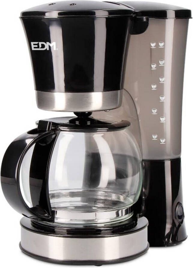 EDM Product Drip Koffiemachine EDM 07652 Zwart 800 W 12 Koppar