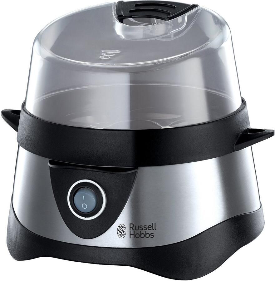 Eierkoker (7 Gekookte 3 Gepocheerde Eieren Automatische Timer Incl. Maatbeker RVS) 14048-56