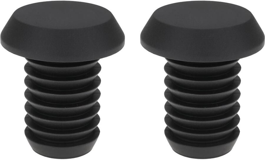 Einddoppen 19 x 30 x 35 mm zwart 1 paar