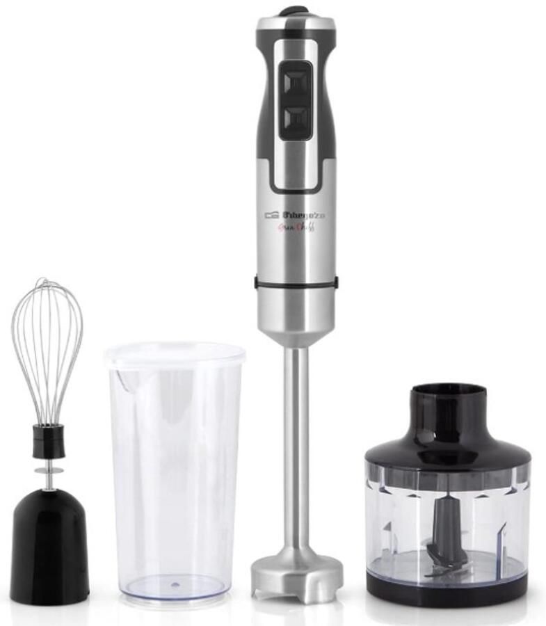 Eisenbach Professional Eisenbach Compacte 3-in-1-keukenmachine staafmixer (blender garde hakmolen) Turbo functie