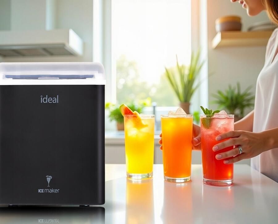 Eldom Ideal IJsmachine Ijsblokjes Machine met Deksel– 12 kg 24 u – 100 W – 1 3 L reservoir – 0 7 kg ijslade – 6–10 min cyclus – klein groot ijsklontje – automatische reiniging – R600a - Foto 3