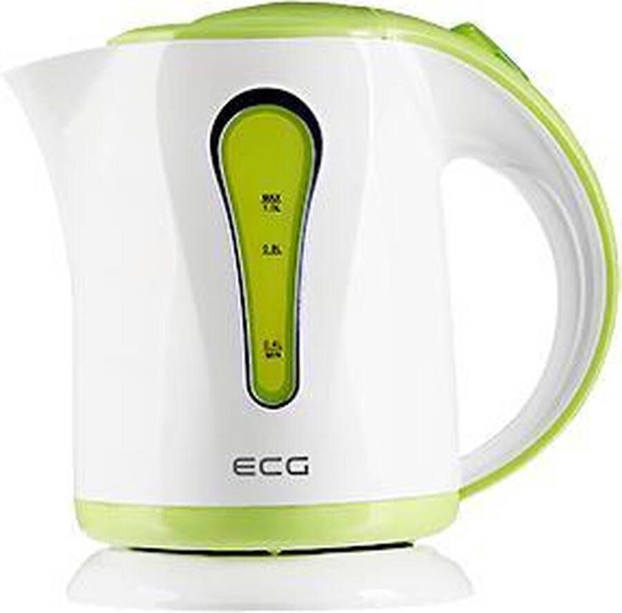 Electro Center RK1022GN Waterkoker 1 liter wit groen kunststof
