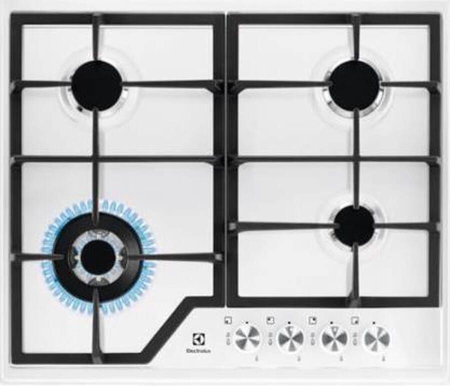 Electrolux EGS6436WW kookplaat Wit Ingebouwd Gaskookplaat 4 zone(s) - Foto 3
