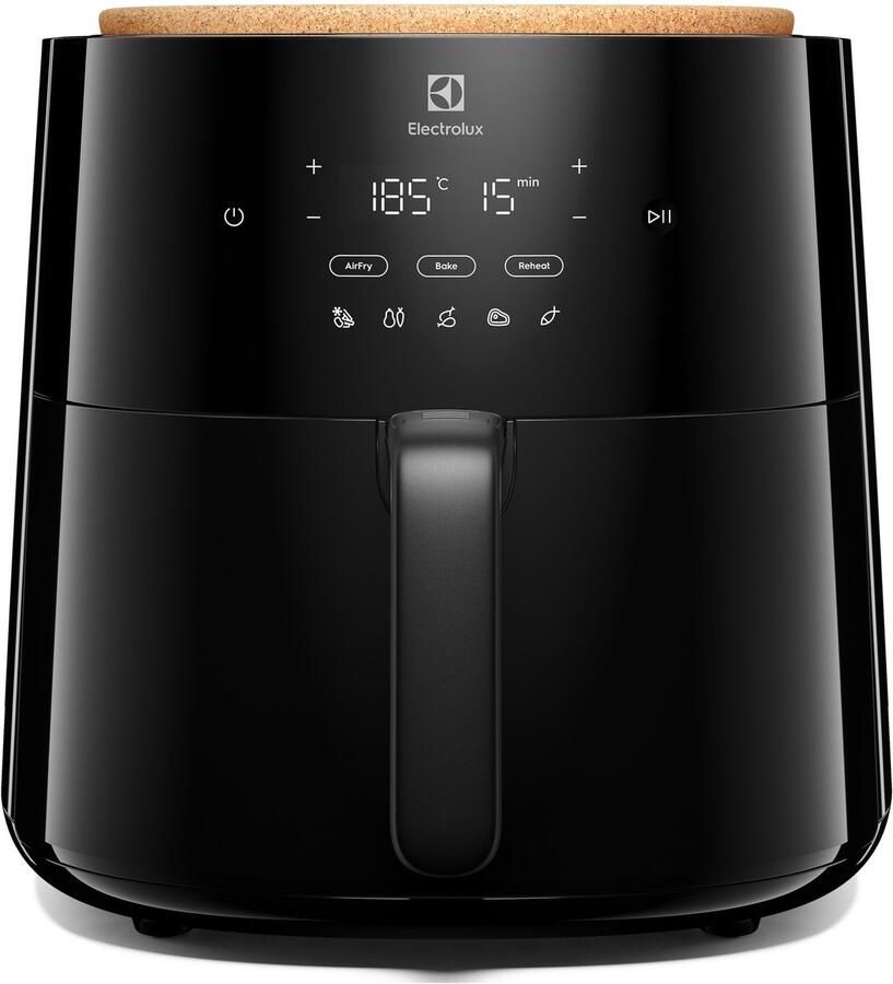 Electrolux AirFryer 700 EAF7B Airfryer 1800 W vermogen Automatische programma s Antiaanbaklaag