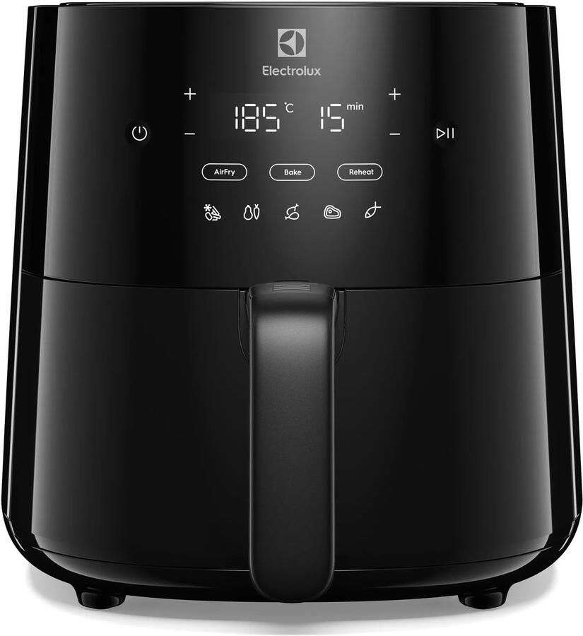 Electrolux EAF3B Enkel 3 l Vrijstaand 1350 W Heteluchtfriteuse Zwart