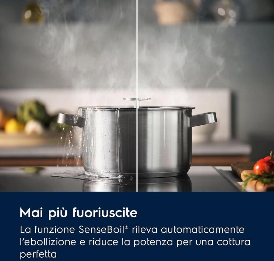Electrolux Serie 700 EIS62453IZ Zwart Ingebouwd 75 cm Inductiekookplaat zones 4 zone(s)