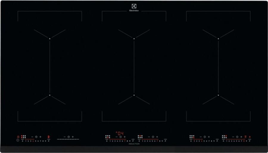Electrolux EIV9467 Zwart Ingebouwd Zone van inductiekookplaat 6 zone(s)