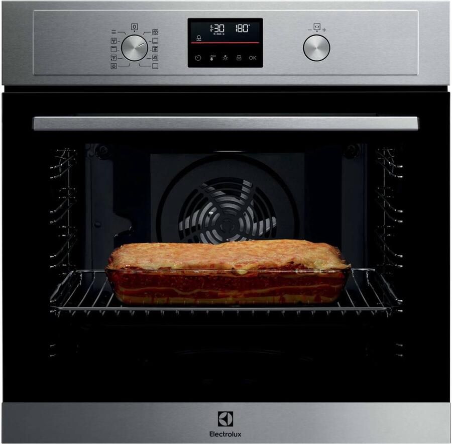 Electrolux EOF4P56X Inbouwoven – 72L – Pyrolyse – Heteluchtoven – SurroundCook – RVS 60 cm