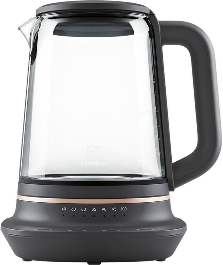 Electrolux Explore 7 Glazen Waterkoker Temperatuurregeling Inclusief Theefilter Warmhoudfunctie