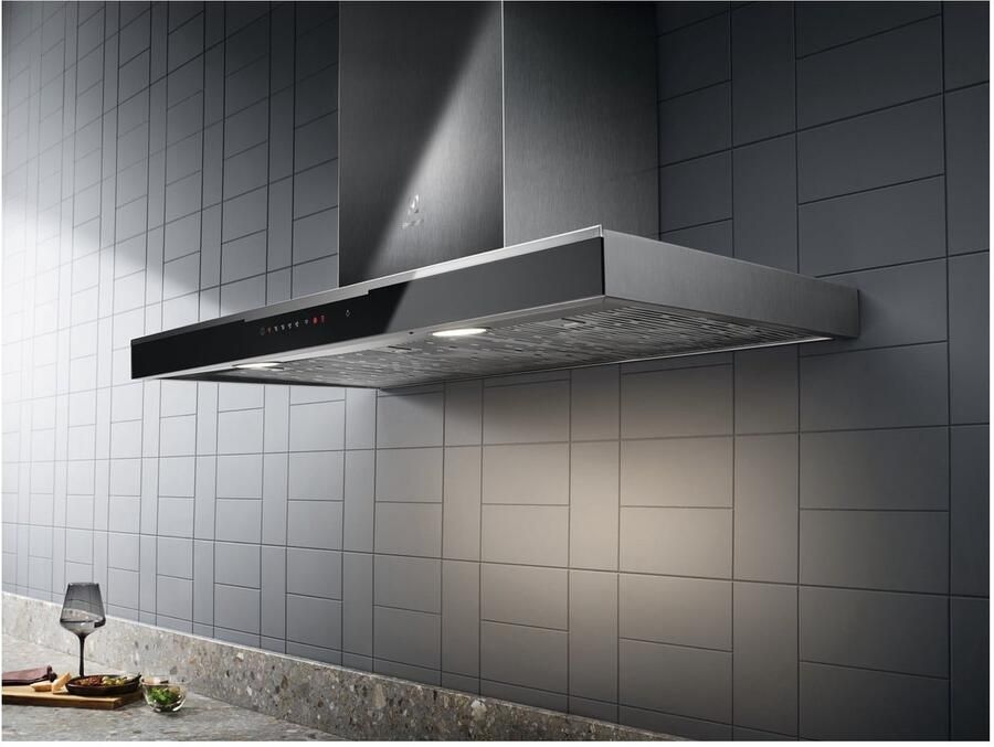 Electrolux KFTB19X Muurmontage Zwart Roestvrijstaal 400 m³ uur