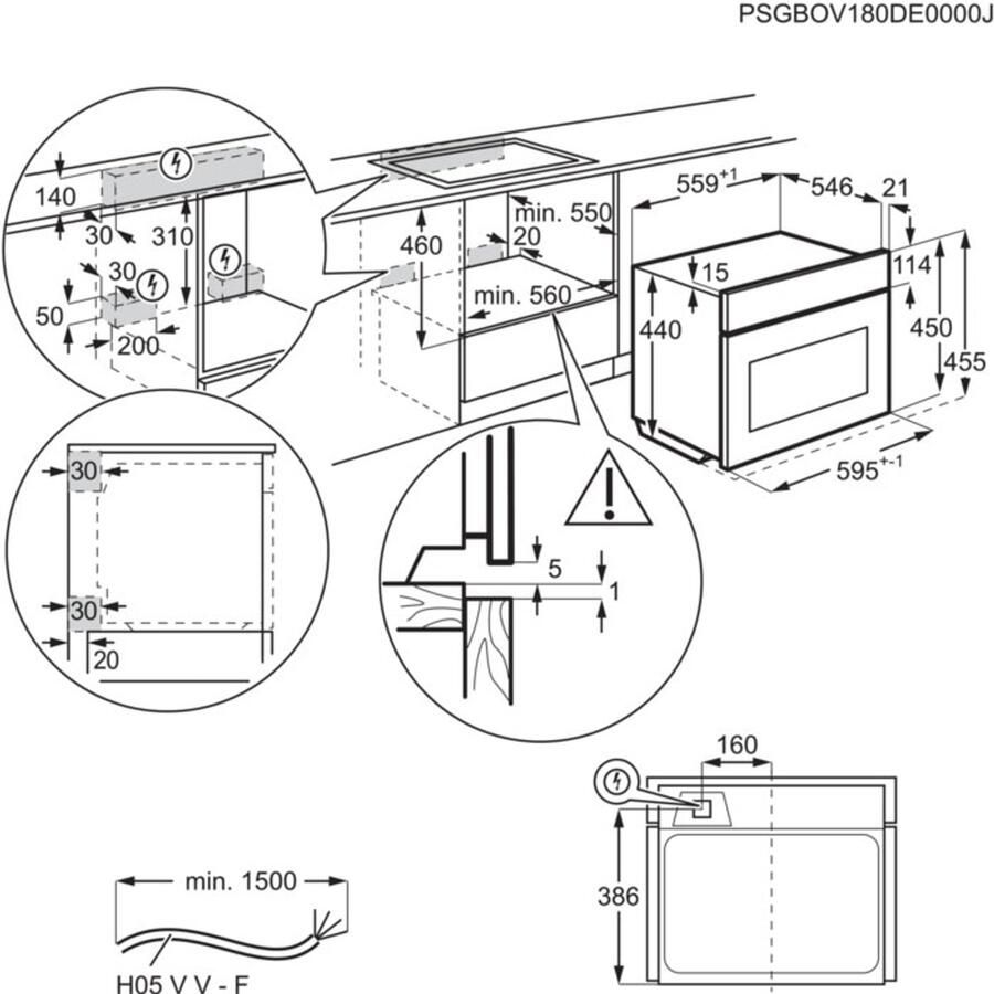 Electrolux KVKDE40X 46 l 2000 W Roestvrijstaal