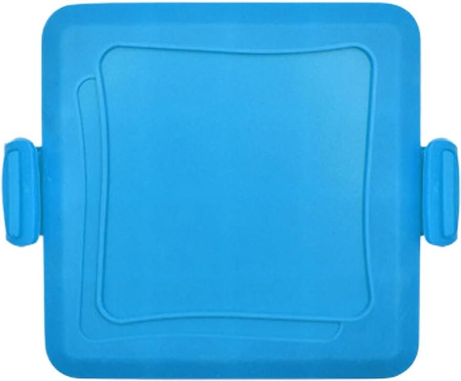 Elektrisch Grill Apparaat Sandwichmaker Wafelijzer Rookvrij Grillen Draagbaar Compact Design 16x14x3 cm Blauw