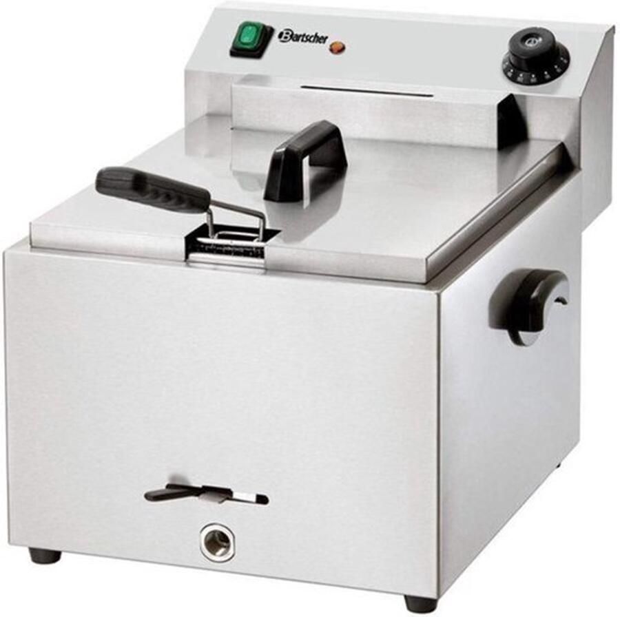 Elektrische Friteuse Imbiss Pro 9 7 Liter Oliecapaciteit 8100 Watt Vermogen Kunststof Behuizing Zilver Professioneel Gebruik Frituurpan